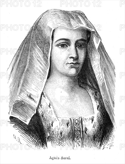 Agnès Sorel. Agnès Sorel est née au début du XVe siècle, fort probablement dans les années 1420. Elle devint la favorite du roi de France Charles VII.