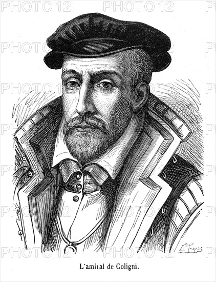 Gaspard de Coligny (16 février 1519 à Châtillon-sur-Loing–24 août 1572 à Paris) comte de Coligny, baron de Beaupont et Beauvoir, Montjuif, Roissiat, Chevignat et autres lieux, seigneur de Châtillon, amiral de France. Il est l'un des membres les plus connus de l'illustre maison de Coligny.