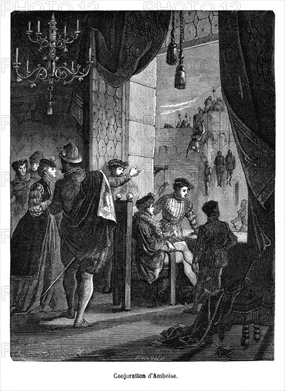 La conjuration d'amboise, également appelée tumulte d'Amboise (mars 1560) est un coup de force manqué, organisé par des gentilshommes protestants pour s'emparer de la personne du roi, François II et le soustraire de la tutelle des Guise. Il s'agit d'un évènement qui annonce les guerres de Religion à venir (1562-1598).