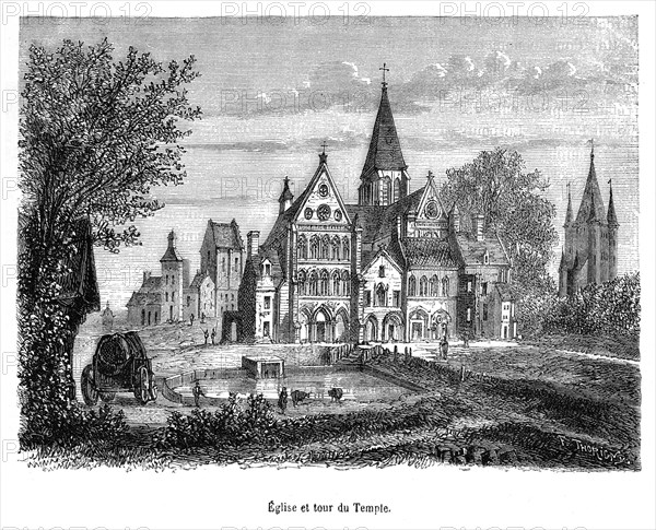 La Tour du Temple et son enclos sont une ancienne forteresse parisienne située dans les IIIe et IVe arrondissements actuels, qui fut détruite en 1808.
Construite par les Templiers à partir de 1240, pendant le règne de saint Louis, elle devint par la suite une prison. Elle doit sa célébrité au fait qu’elle servit de geôle à la famille royale en 1792 et 1793.