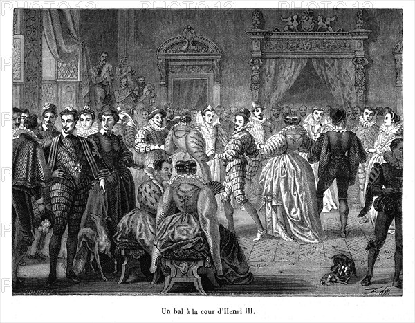 Un bal à la cour d'Henri III.