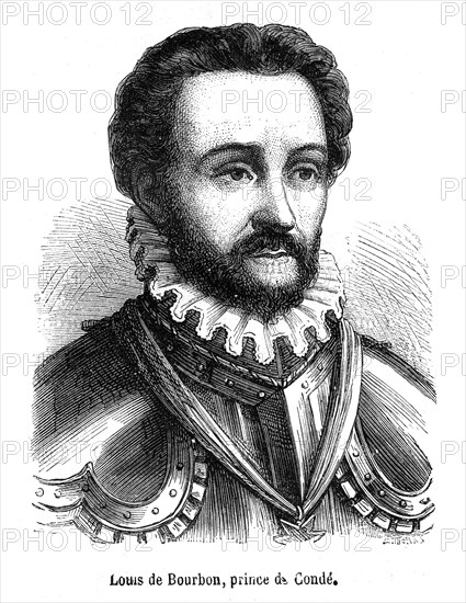 Louis de Bourbon, prince de Condé. Louis Ier de Bourbon, prince de Condé, duc d'Enghien (Vendôme, 7 mai 1530 – Jarnac, 13 mars 1569) est un général huguenot à l'origine de la maison de Condé.