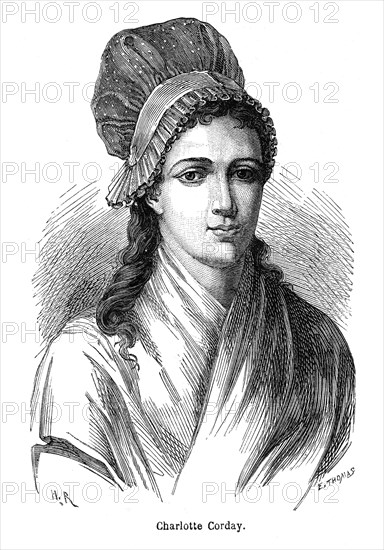 Portrait de Charlotte Corday