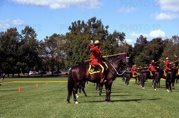 Parade de la police montée canadienne