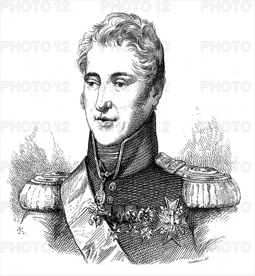 Charles VI. Portrait. Gravure 19e.