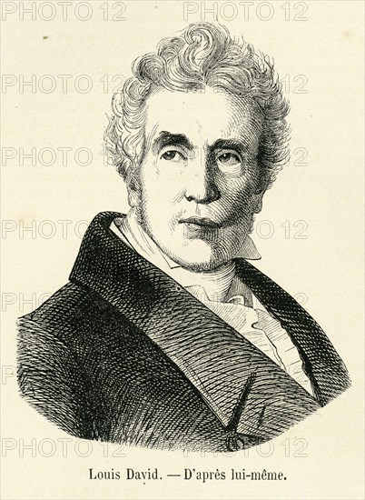 Louis David (gravure). Jacques-Louis David, né le 30 août 1748 à Paris et mort le 29 décembre 1825 à Bruxelles, fut un peintre français. David vota la mort du roi Louis XVI, puis se fit le chantre de Napoléon. Il dénonça le libertinage du 18e siècle mais ses peintures inspirées de l'Antiquité sont souvent osées. Plein de contradictions, il fit preuve de continuité dans le génie. Il est considéré comme le chef de file de l’École néoclassique.