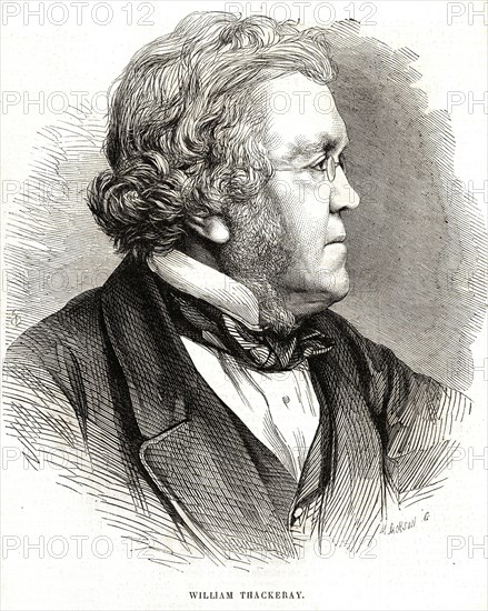 William Makepeace Thackeray 
ecrivain anglais