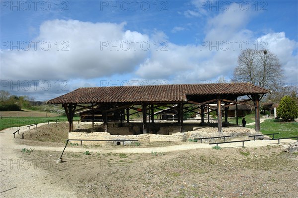 Fouille villa gallo romaine de Séviac