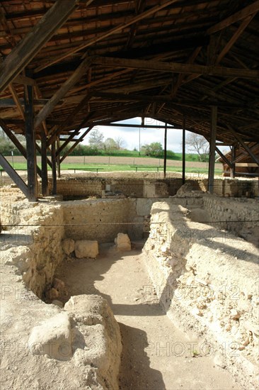 Fouille villa gallo-romain de Séviac