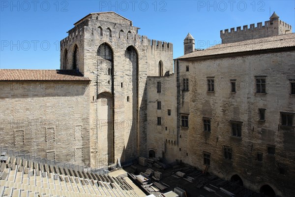 Palais des papes d'Avignon.