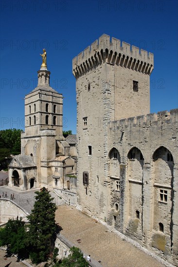 Palais des papes d'Avignon.