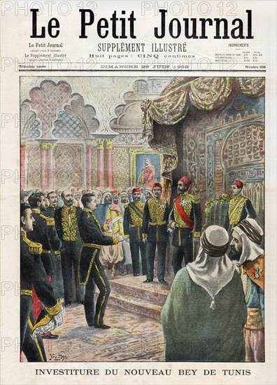 Investiture du nouveau Bey de Tunis