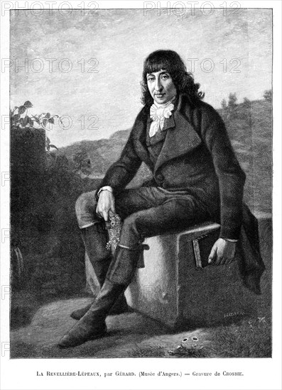 Révolution. La Revellière-Lépeaux, par Gérard. Gravure.