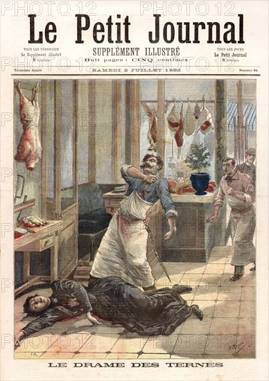 Tragic event in Les Ternes: after the assassination of his wife, the butcher commits suicide