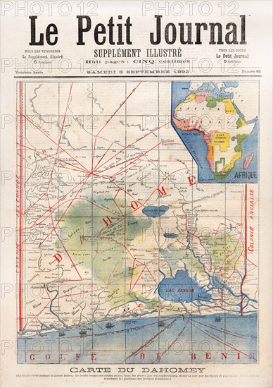 Map of the Dahomey