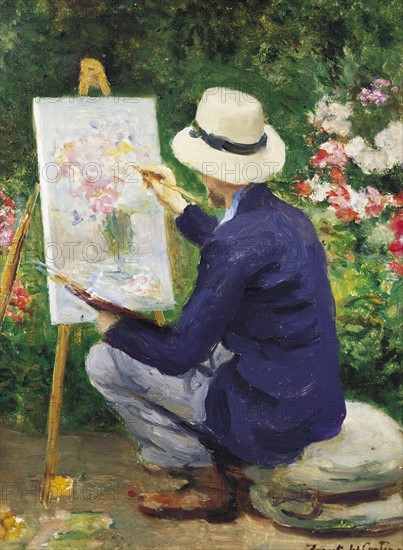 Carter, At the Easel