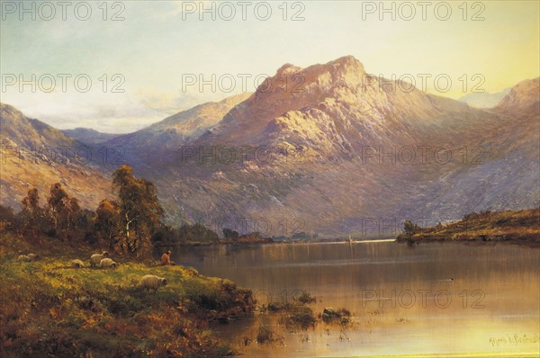 Breanski, Coucher de Soleil sur Benmore