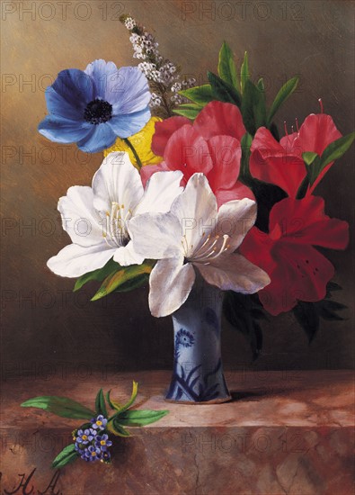 Arendsen, Flowers in a Blue Vase