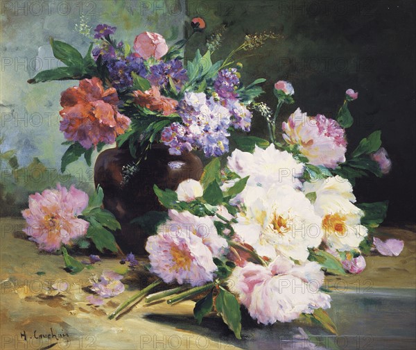 Cauchois, A Still Life of Beautiful Flowers