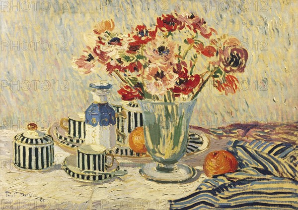 Mathieu, Still life With Anemones