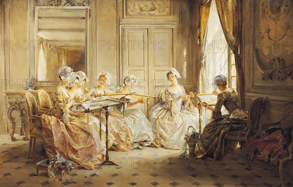 Lemaire, The Embroidery Lesson