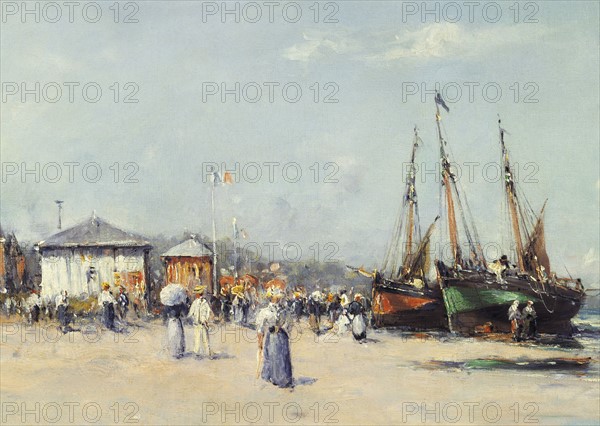 Malfroy, The Beach at Deauville