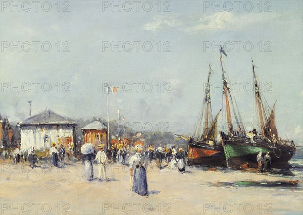 Malfroy, Sur la Plage à Deauville