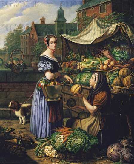 Voordecker, Market Stall in Bruges