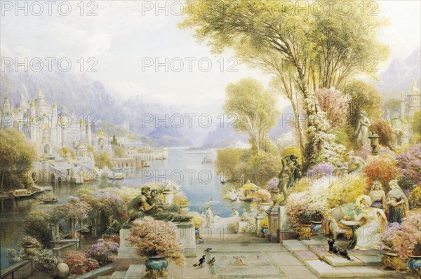 Cook, A View on Lake Como