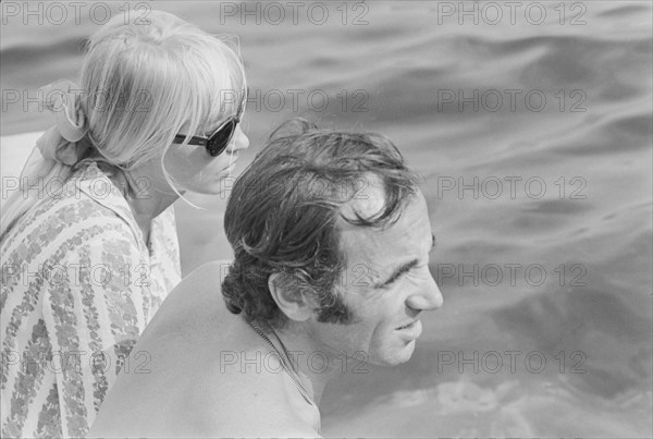 Charles Aznavour en vacances à La Napoule