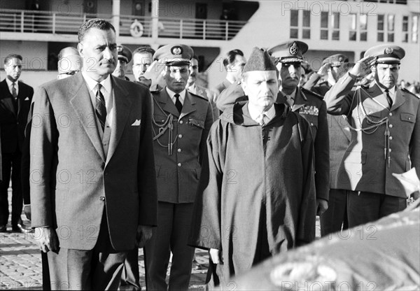 Conférence de Casablanca, Nasser et Mohammed V (1961)