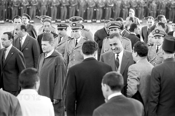 Conférence de Casablanca, Nasser et Mohammed V (1961)