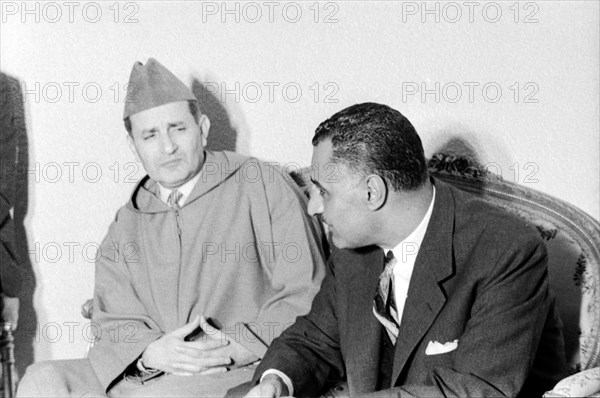 Conférence de Casablanca, Mohammed V et Nasser (1961)