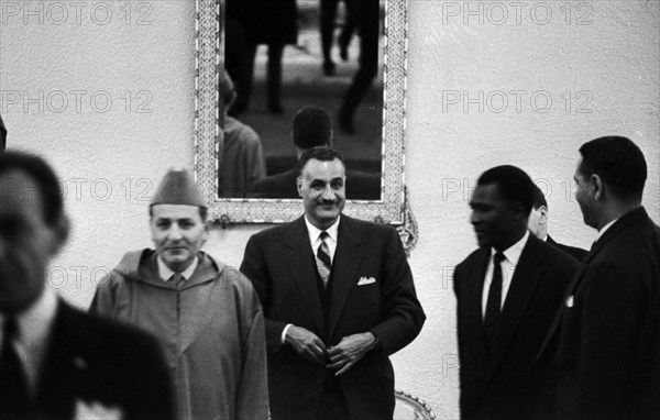 Conférence de Casablanca, Mohammed V et Nasser (1961)