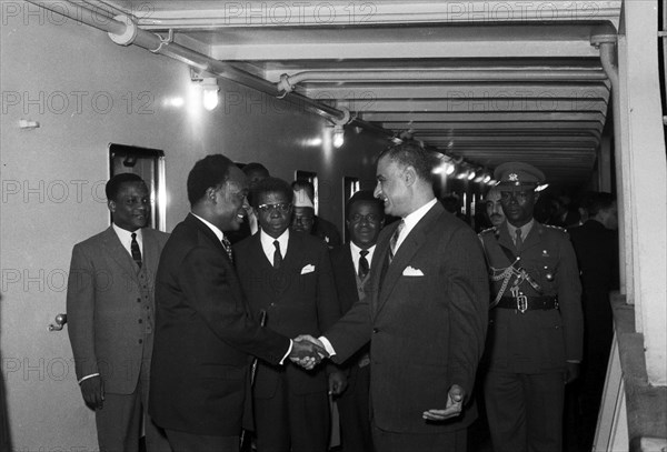 Conférence de Casablanca, Nkrumah et Nasser (1961)