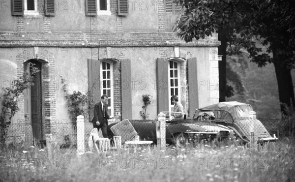 Françoise Sagan et Jean Grouet, 1963