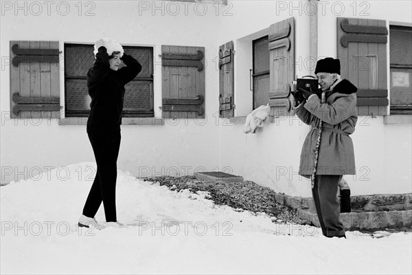 Abel Gance et Nelly Kaplan