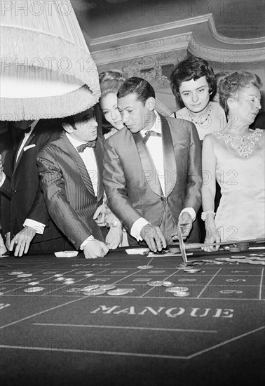 Charles Aznavour and Henri Salvador, 1965