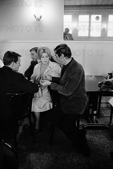 Jean-Louis Trintignant, Catherine Deneuve and Roger Vadim, 1963