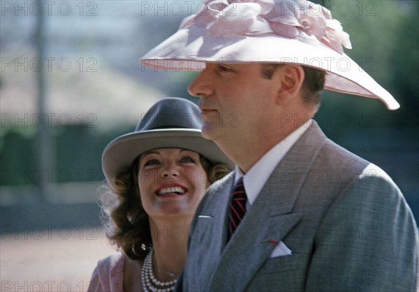 Romy Schneider and Philippe Noiret, 1976