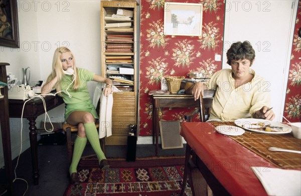 France Gall et son frère Patrice, 1968