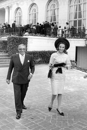 Aristotle Onassis and Lee Radziwill