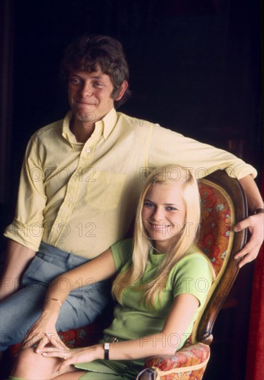 France Gall et son frère Patrice, 1968