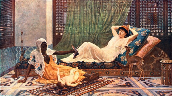 'A New Light in the Hareem', 1884, (c1902). Creator: Unknown.
