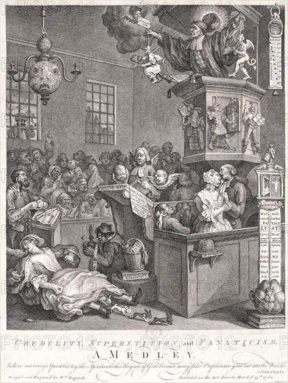 'Credulity, Superstition and Fanaticism. A medley', 1762. Artist: William Hogarth