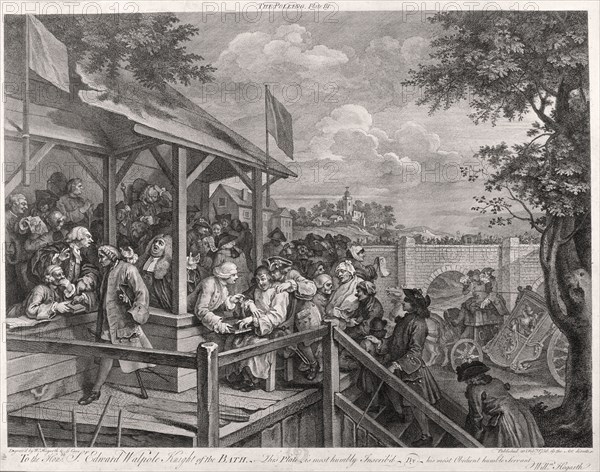 'The Polling', 1758. Artist: Peter La Cave