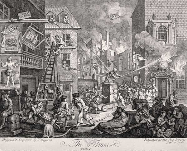 'The Times,' 1762. Artist: William Hogarth