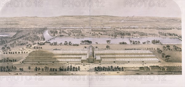 Crystal Palace, London, 1851. Artist: Charles Burton