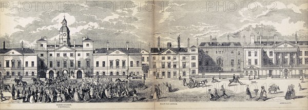 Panorama of London, 1849. Artist: George C Leighton