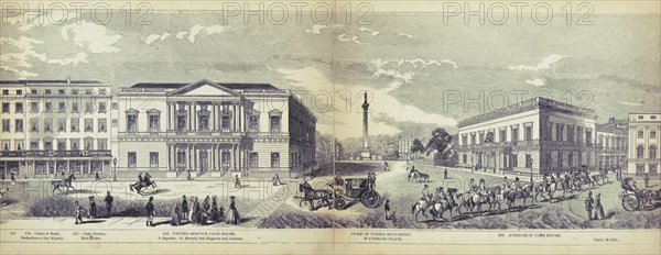 Panorama of London, 1849. Artist: George C Leighton